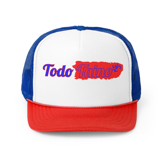 Todo Taino Trucker Cap (Red/White/Blue)