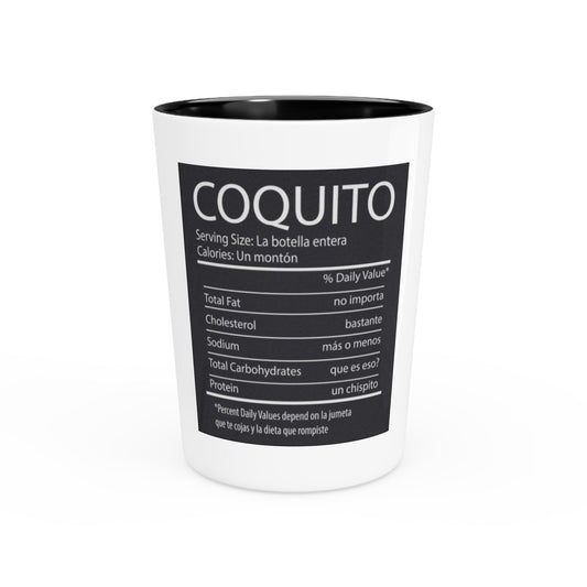 Coquito Shot Glass