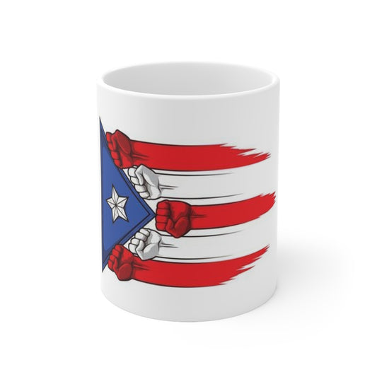 Boricua Fists Mug 11oz