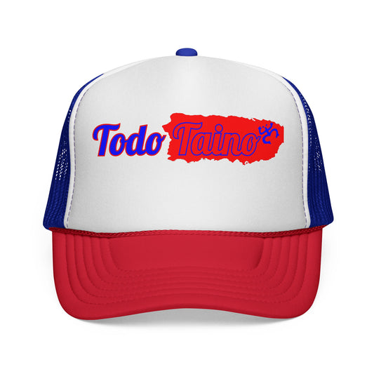 Todo Taino Trucker Cap (Red/White/Blue)