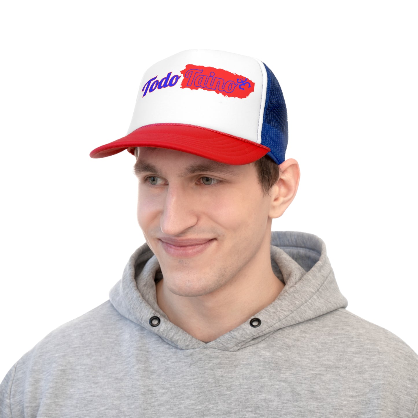 Todo Taino Trucker Cap (Red/White/Blue)